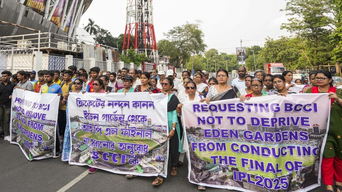 वेस्ट बंगाल विरोध प्रदर्शन कोलकाता के ईडन गार्डन से अहमदाबाद में आईपीएल फाइनल को स्थानांतरित करने के लिए आगे बढ़ते हैं