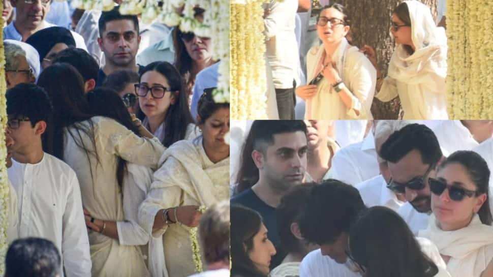 Sunjay kapur अंतिम संस्कार: करिश्मा कपूर अंतिम संस्कार में भावुक हो जाती हैं, समैरा और किआन ने गहराई से शोक देखा