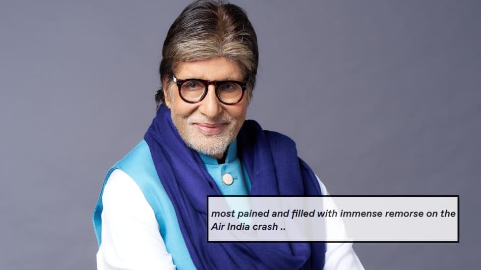 अमिताभ बच्चन ने एयर इंडिया क्रैश पीड़ितों का शोक मनाया, 'अपार पश्चाताप' व्यक्त किया
