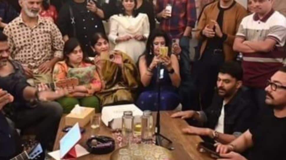 कपिल शर्मा ने अपने गायन कौशल के साथ आमिर खान के घर को सीतारे ज़मीन पार से आगे कर दिया