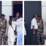 करिश्मा कपूर दिल्ली के लिए बच्चों के साथ सुज़य कपुर की प्रार्थना की मुलाकात में भाग लेने के लिए छोड़ देती हैं, आराम से बेटा कियान | वीडियो