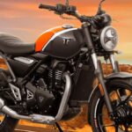 ट्रायम्फ स्पीड टी 4 को एक हड़ताली बाजा नारंगी मेकओवर मिलता है