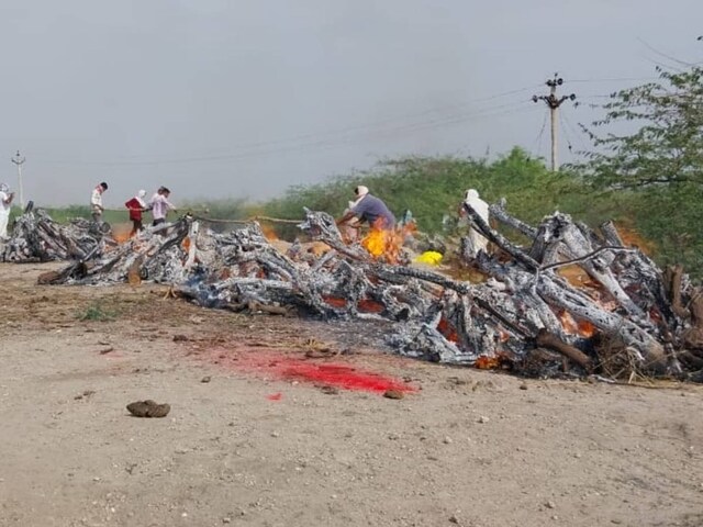 तीन भाइयों सहित 4 युवा भाइयों को आंगन से बनाया गया है, एक गाँव आंसू के साथ गीला है