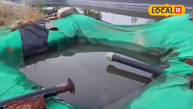 न तो अच्छी तरह से काम करने के लिए आया था, न ही ट्यूबवेल्स … फसल का देवता एक छोटा गड्ढा बन गया! फार्म तालाब क्या है