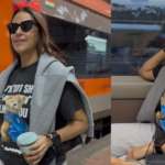 नेहा धूपिया वंदे भारत एक्सप्रेस पर उदासीन सवारी करती है, बचपन की यादें