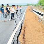 न्यू-न्यूली रोड 14 करोड़ में बनाया गया था, पहली बारिश में दरारें, अधिकारी दौड़ बन गए!