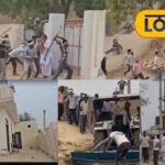 पाइपलाइन बिछाने पर एक हंगामा था ... गाँव में लेटी-स्टिक्स और गोलियां गूंज, 4 लोग ...