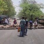 बहुत बढ़िया: एनएच के बीच में, व्यक्ति ने ईंट की दीवार को ठोकर मार दिया, एक्सन-डीएसपी को दूर भागा