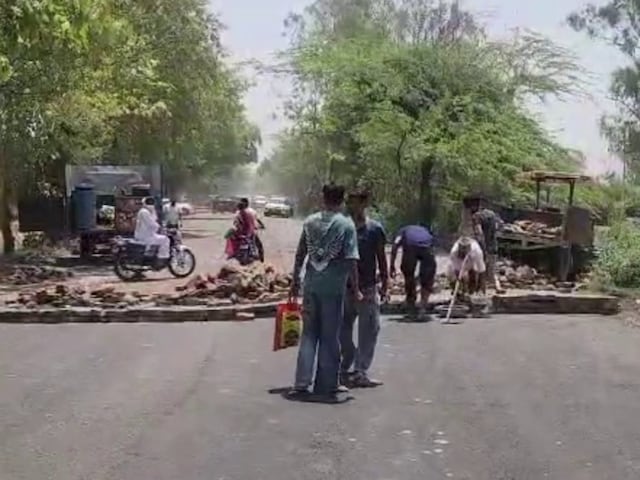 बहुत बढ़िया: एनएच के बीच में, व्यक्ति ने ईंट की दीवार को ठोकर मार दिया, एक्सन-डीएसपी को दूर भागा