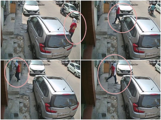 वह युवक जो एक लाल टी-शर्ट और सफेद बर्तन में आया था, पुलिस स्टेशन से कुछ दूरी पर, पर्ची को दुकान में फेंक दिया गया था, यह 2 करोड़ रुपये में लिखा गया था, अन्यथा जीवन ...