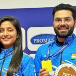 शूटिंग विश्व कप | आर्य-अर्जुन जोड़ी घर मिश्रित एयर राइफल गोल्ड लाती है