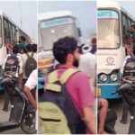 जब कंडक्टर ने बस से उड़ान भरी, तो महिला ने कहा- आपको एक सबक सिखाएगी, फिर दोस्तों को ..