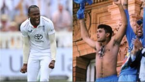 Eng बनाम Ind 3rd Test: Stokes ने आर्चर के प्रफुल्लित करने वाले मिक्सअप के मिक्सअप को लॉर्ड्स में झूलते हुए गांगुली की शर्ट को शामिल किया