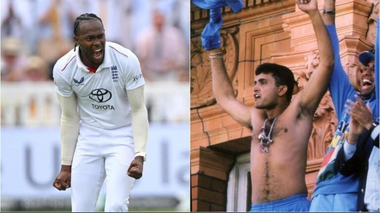 Eng बनाम Ind 3rd Test: Stokes ने आर्चर के प्रफुल्लित करने वाले मिक्सअप के मिक्सअप को लॉर्ड्स में झूलते हुए गांगुली की शर्ट को शामिल किया