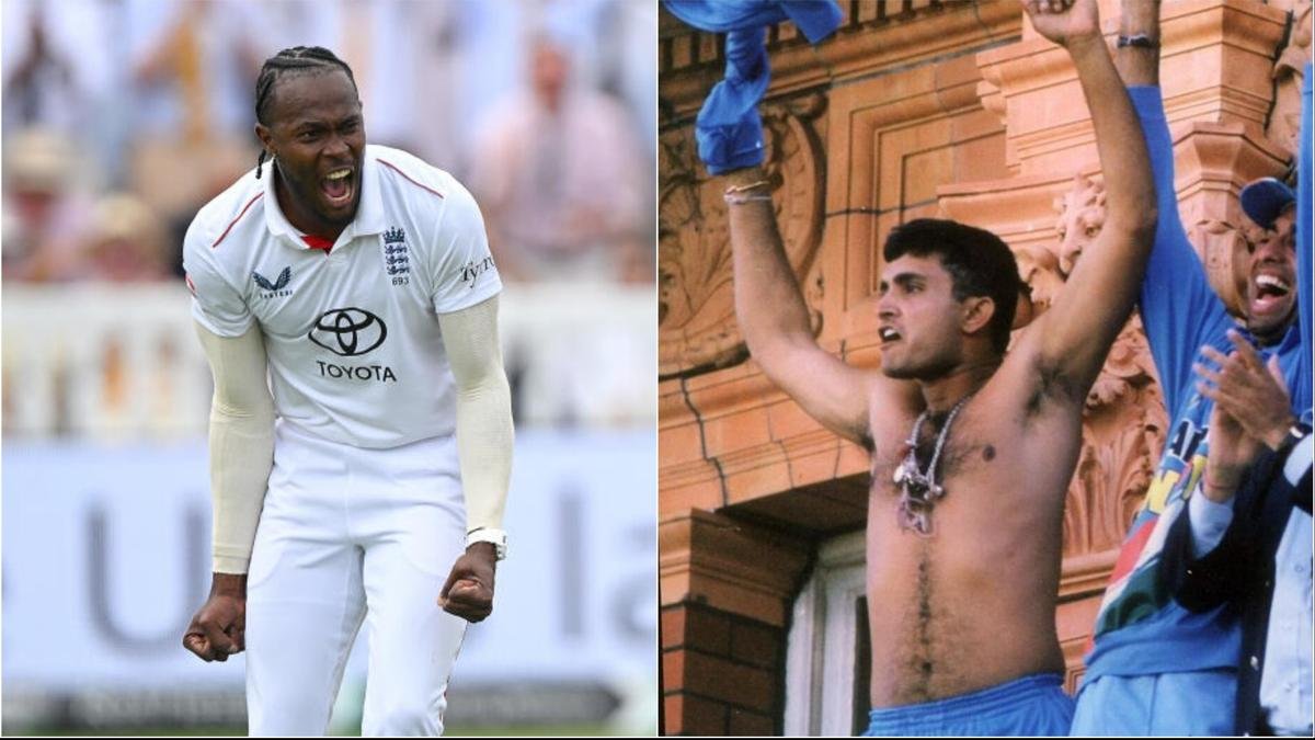 Eng बनाम Ind 3rd Test: Stokes ने आर्चर के प्रफुल्लित करने वाले मिक्सअप के मिक्सअप को लॉर्ड्स में झूलते हुए गांगुली की शर्ट को शामिल किया
