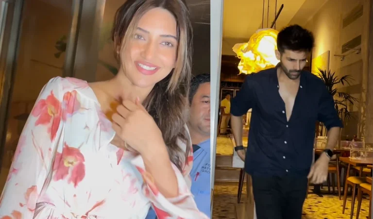 kartik aaryan and sreeleela spotted together