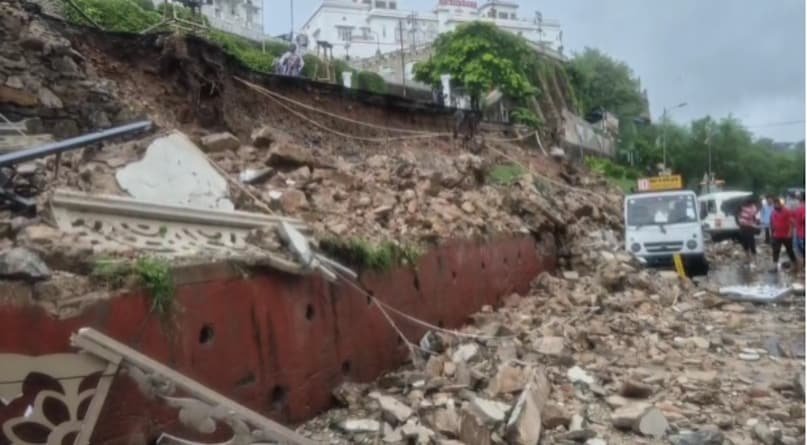 राजस्थान रेन लाइव: मानसून की पहली बारिश में, अलवर, सड़कों पर स्थिति बिगड़ती है, 1 व्यक्ति मर जाता है