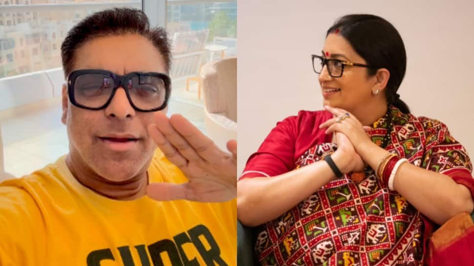 वह एक महिला के रूप में एक महिला टिप्पणी के रूप में राम कपूर द्वारा स्मृती ईरानी स्पार्क्स बैकलैश पर थी - वॉच