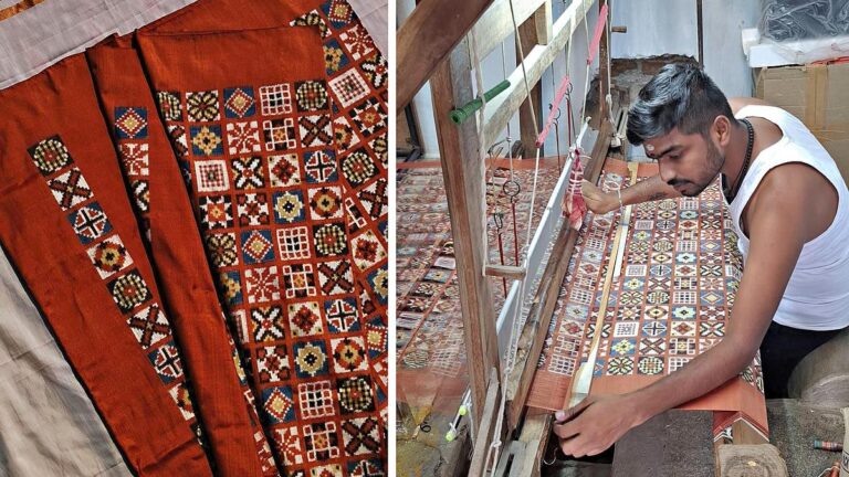 तेलिया रुमाल परंपरा को जीवित रखते हुए युवा तेलंगाना वीवर से मिलें