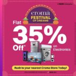 क्रोमा दिवाली बिक्री 2025: टीवी, स्मार्टफोन, लैपटॉप और बहुत कुछ पर फ्लैट 35 प्रतिशत, ईएमआई ऑफ़र के साथ