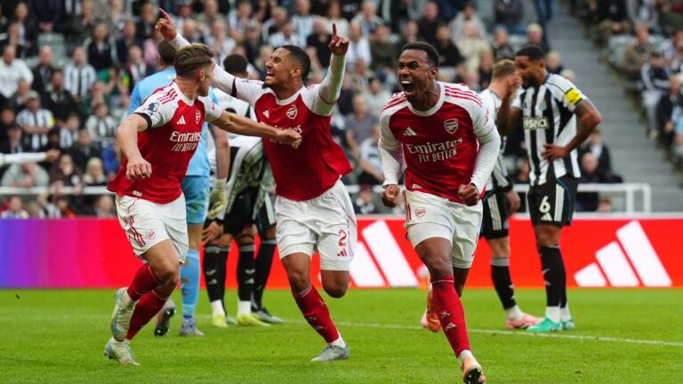 प्रीमियर लीग: गेब्रियल ने न्यूकैसल में आर्सेनल के लिए 2-1 से जीत हासिल की