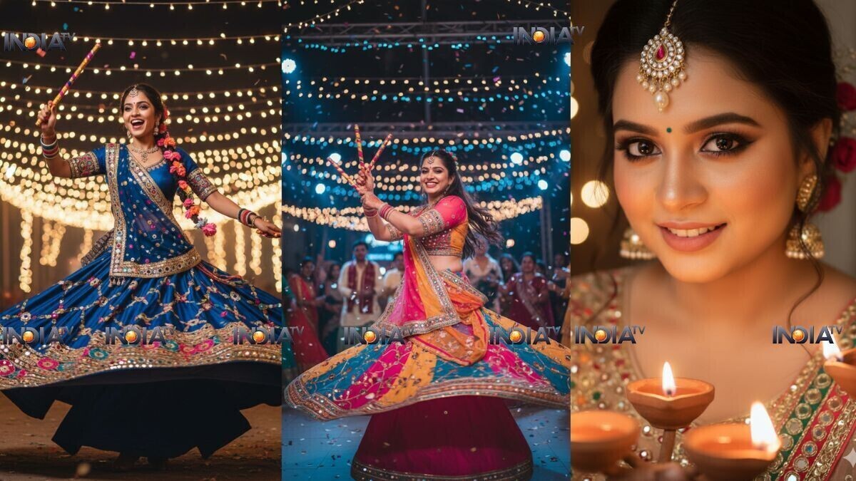 मिथुन नैनो केले एआई के साथ डंडिया-रेडी: डिज़ाइन योर नवरात्रि अब देखो