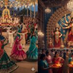 मिथुन नैनो केले पर इन संकेतों के साथ दुर्गा पूजा, डांडिया तस्वीरें बनाएं