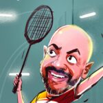 लेखक प्रजवाल परजुली ने अपने बैडमिंटन कौशल को धूल कर दिया और इनायत से हारने की खुशी का पता लगाया