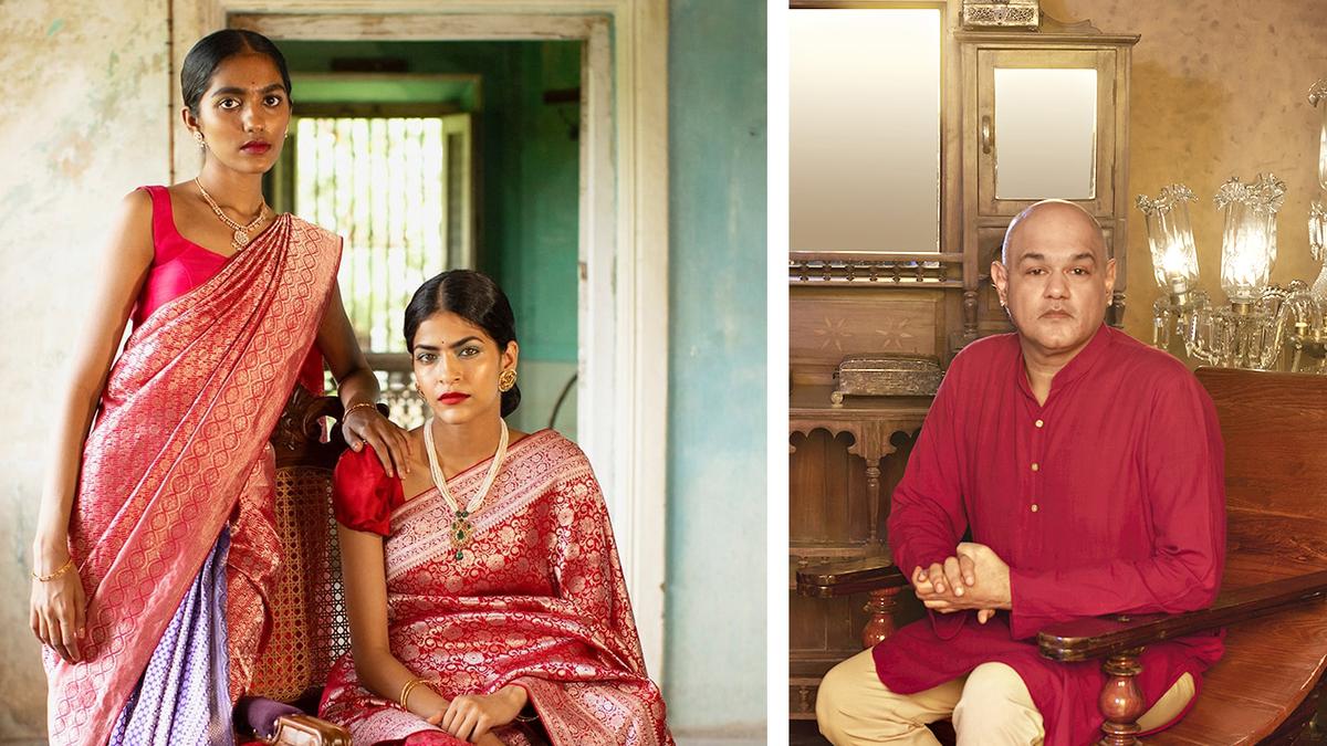 हैदराबाद के डिजाइनर श्रवण कुम्मर के स्टूडियो में, कहानी बुनाई में है