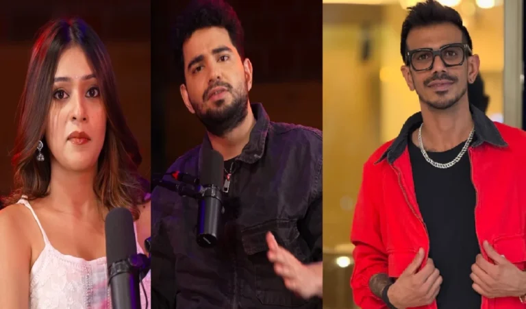 Yuzvendra Chahal, RJ Mahwas and Samay Raina