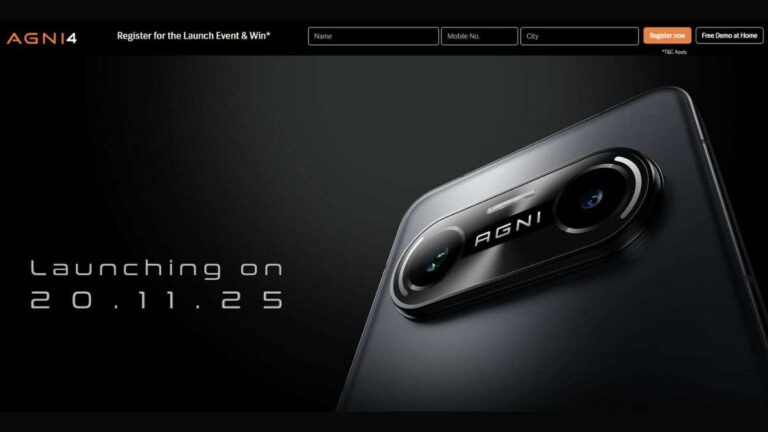 लावा अग्नि 4 कल VayuAI, AMOLED डिस्प्ले और शक्तिशाली डाइमेंशन चिपसेट के साथ लॉन्च हो रहा है