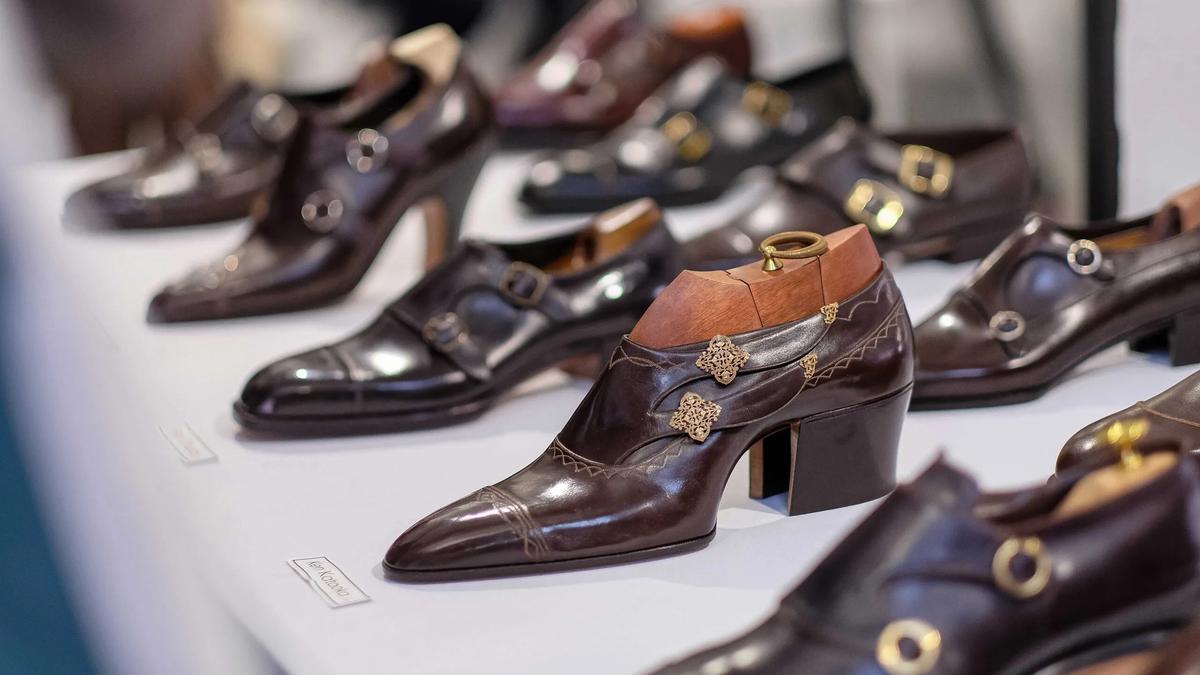 शूमेकिंग की विश्व चैंपियनशिप के विजेता जूते चेन्नई के ब्रिडलेन स्टोर में पहुंचे