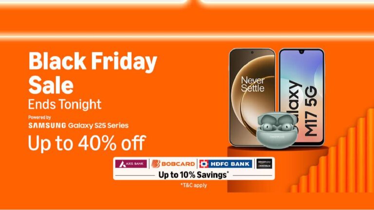 अमेज़न ब्लैक फ्राइडे सेल आज रात समाप्त हो रही है: वनप्लस 15, 13एस और नॉर्ड सीरीज़ भारी छूट पर उपलब्ध हैं