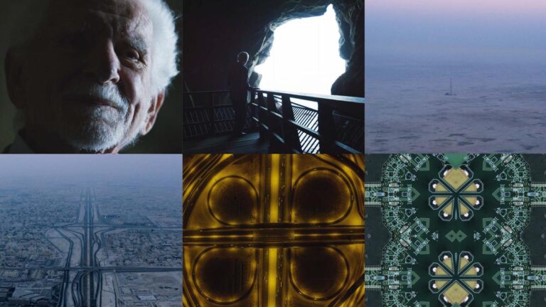 एनएमएसीसी, मुंबई में अमेरिकी कलाकार डौग एटकेन की नई प्रदर्शनी के अंदर