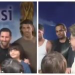 बकरी इंडिया टूर 2025 के दौरान कोलकाता में शाहरुख खान ने लियोनेल मेस्सी से मुलाकात की