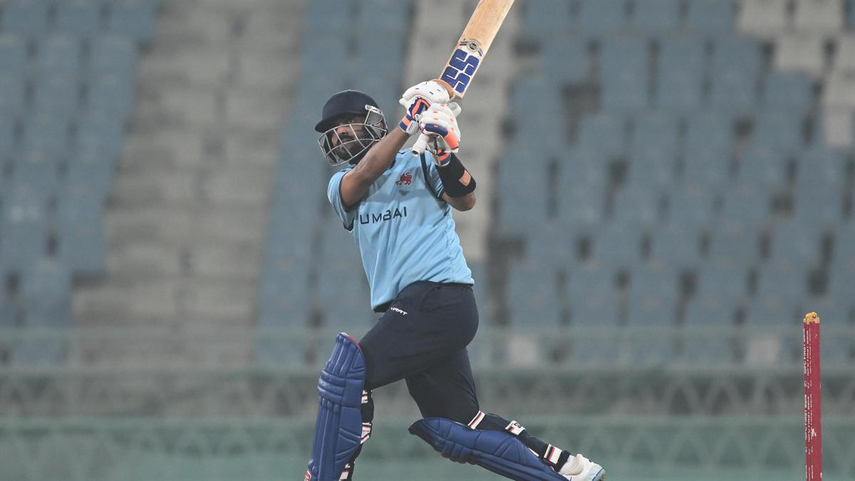 रहाणे की तूफानी पारी ने मुंबई को करारी जीत दिलाई