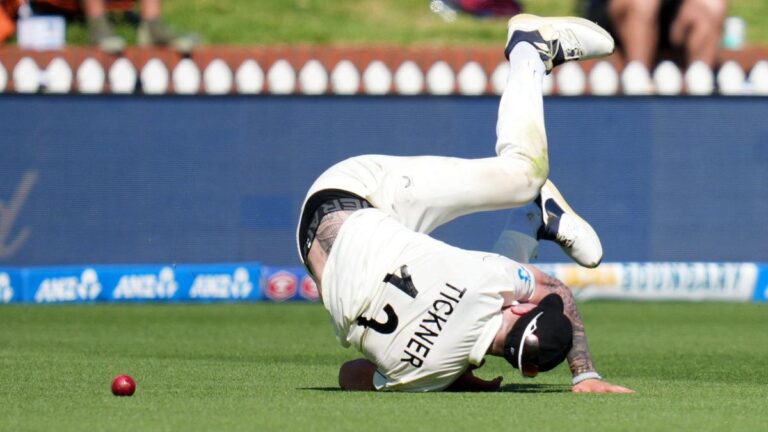 वेस्टइंडीज के 205 रन पर ऑल आउट होने से न्यूजीलैंड ने टिकनेर को खो दिया