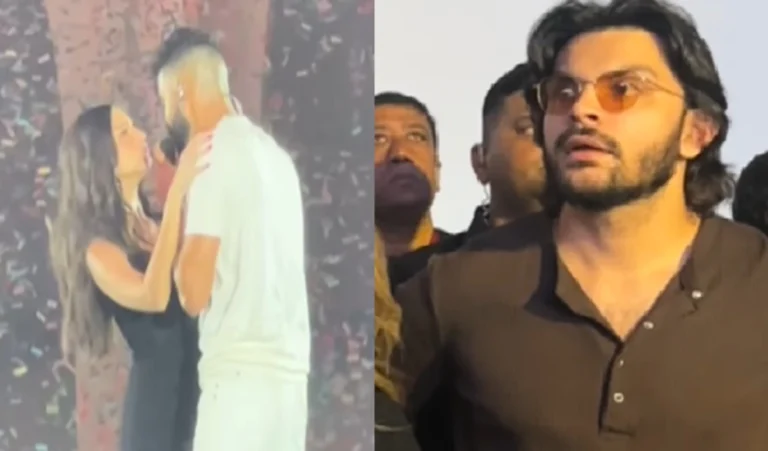 Singer AP Dhillon kissed Tara Sutaria