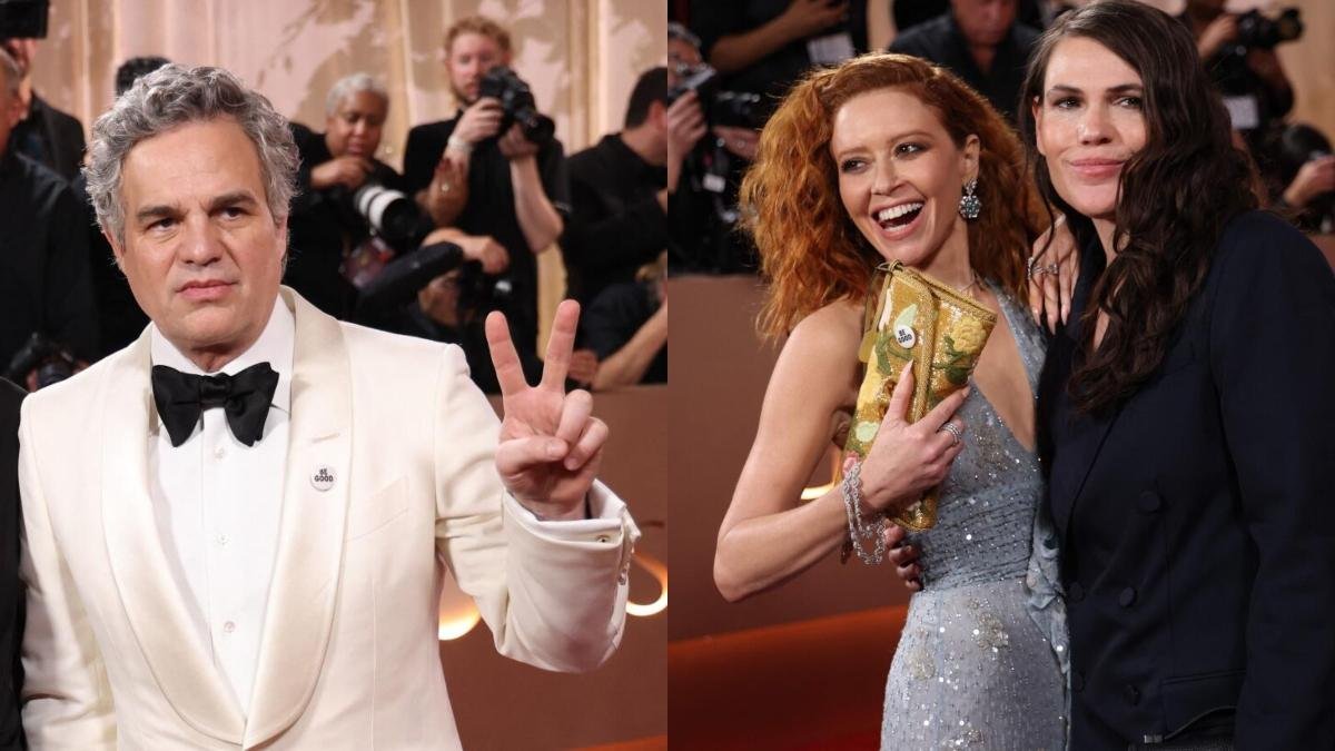 गोल्डन ग्लोब्स रेड कार्पेट पर आईसीई का विरोध करते हुए मशहूर हस्तियां पिन पहनती हैं