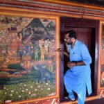 भित्तिचित्र विशेषज्ञ सजु थुरुथिल ने तिरुवनंतपुरम में तीन ऐतिहासिक फोर्ट पैलेस भित्तिचित्रों का जीर्णोद्धार किया