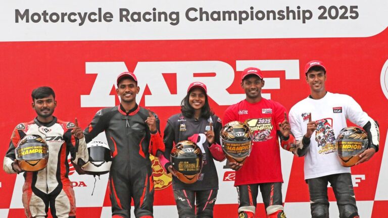 राष्ट्रीय मोटरसाइकिल रेसिंग चैंपियनशिप: सूर्या, राज कुमार ने चैंपियनशिप का सूखा समाप्त किया