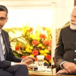 सुंदर पिचाई ने दिल्ली में एआई इम्पैक्ट समिट 2026 में पीएम मोदी से मुलाकात की