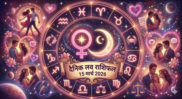 दैनिक लव राशिफल 15 मार्च 2026