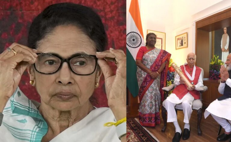 'राष्ट्रपति खड़े हैं, आप बैठे हैं': फोटो पर ममता बनर्जी का पीएम पर हमला