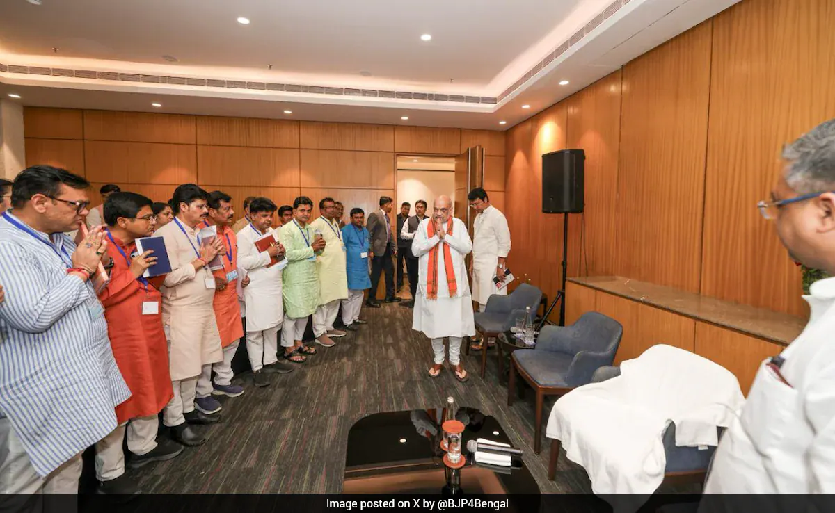 20,000-वोट बफर: अमित शाह ने बंगाल चरण 2 सीटों के लिए बेंचमार्क सेट किया