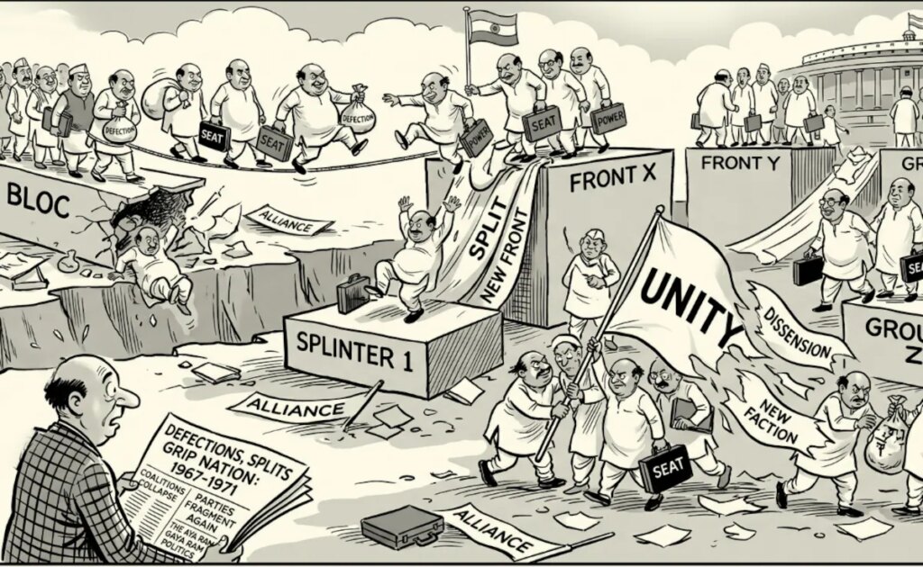 जब 45 सरकारें ताश के पत्तों की तरह गिर गईं: भारत में राजनीतिक अराजकता का युग