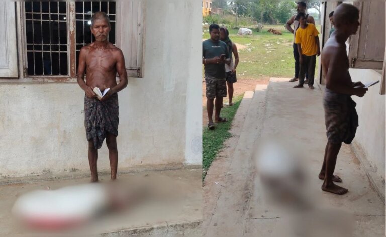 बहन का कंकाल बैंक ले जा रहे शख्स ने ओडिशा विधानसभा में हंगामा किया