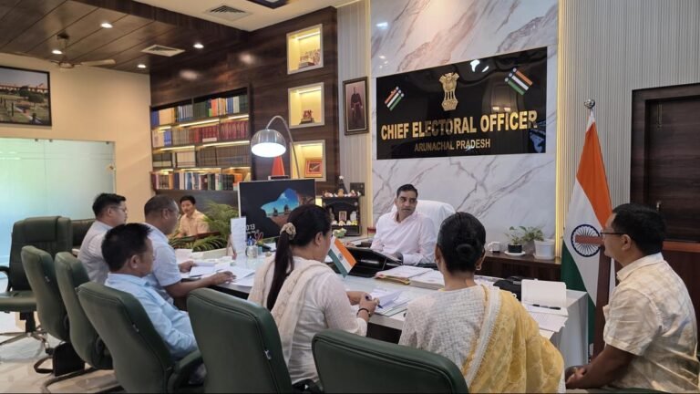अरुणाचल प्रदेश के मुख्य निर्वाचन अधिकारी ने 18 जून को होने वाले राज्यसभा चुनाव की तैयारियों की समीक्षा की