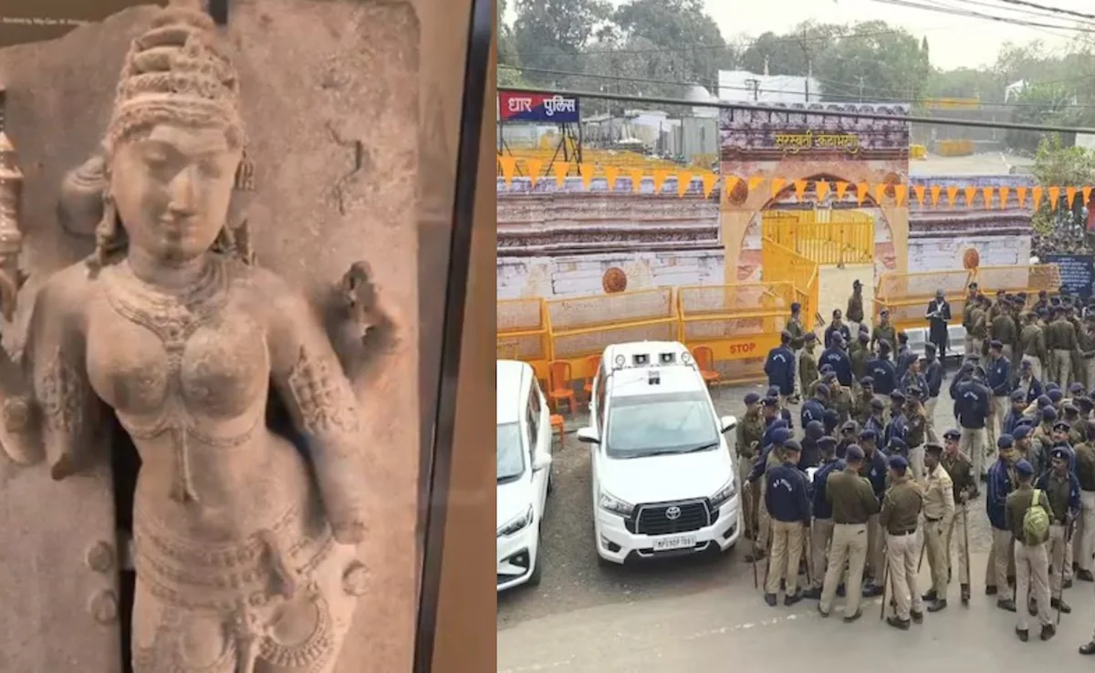 एनडीटीवी एक्सक्लूसिव: ब्रिटिश म्यूजियम हाउसिंग भोजशाला के अंदर सरस्वती प्रतिमा