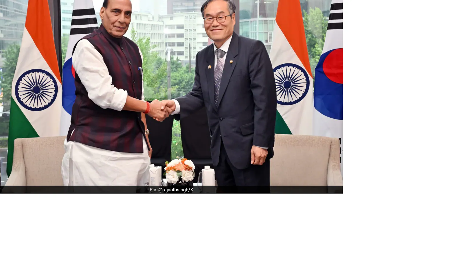 भारत, दक्षिण कोरिया ने रक्षा, साइबर, प्रशिक्षण सहयोग पर समझौते पर हस्ताक्षर किये